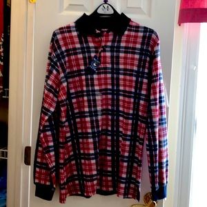 Men’s long sleeve Hunt Club polo shirt, size M.